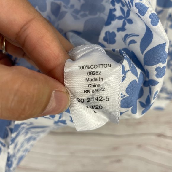 Woman Within Perfect Pintucked Shirt Size 18/20 - Picture 6 of 10